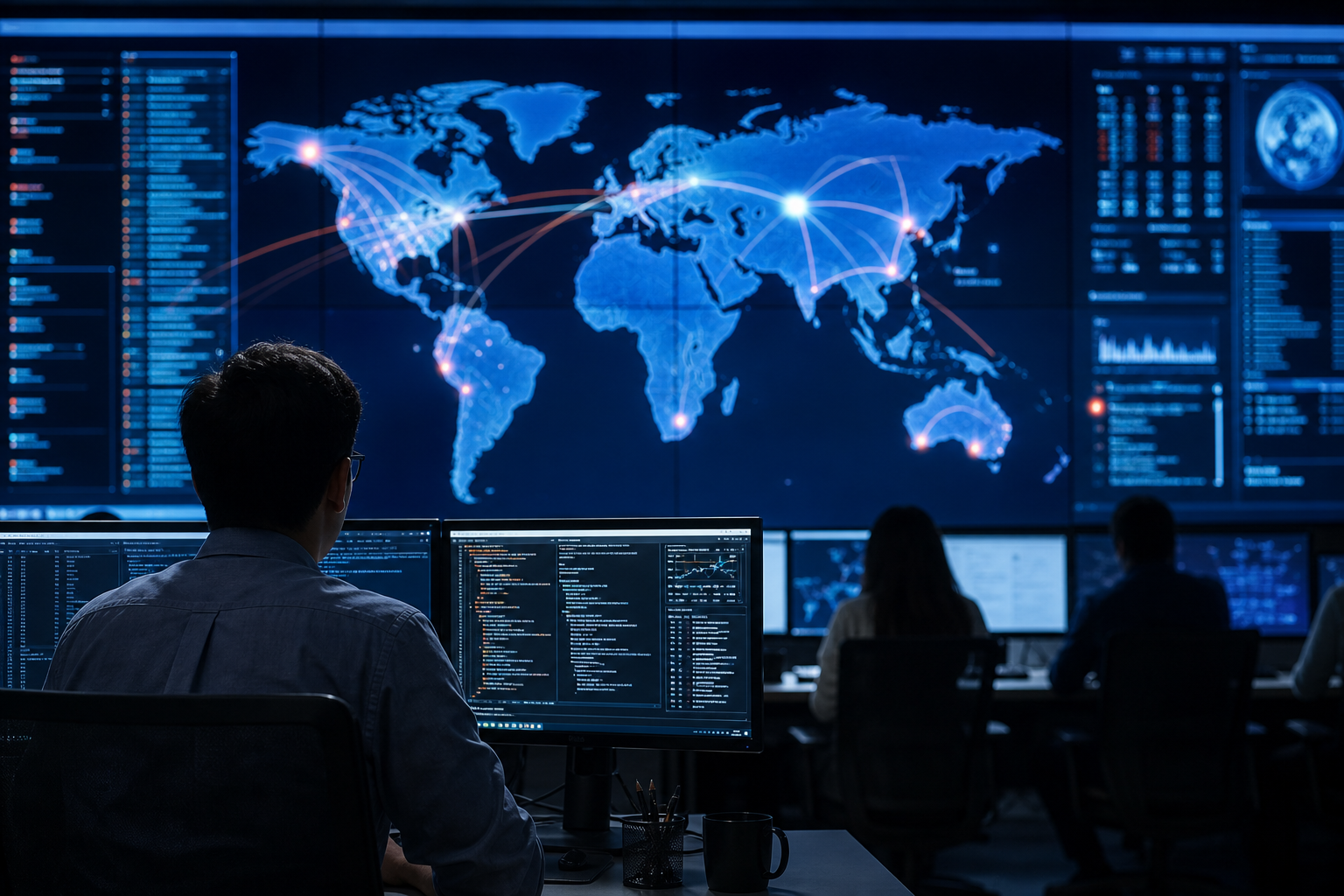 Illustration for Check Point Threat Map